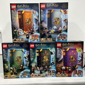 RETIRED LEGO Harry Potter Hogwarts Moment Bundle of 5